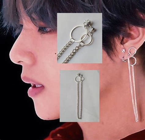 taehyung earrings pinterest